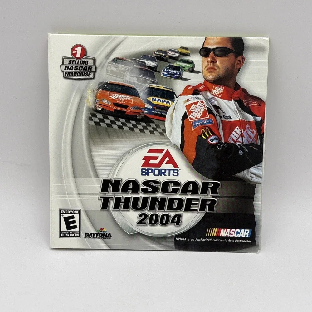 NASCAR Thunder 2004 Win Xp PC CD-ROM Game EA Sports Racing Simulation Tested!